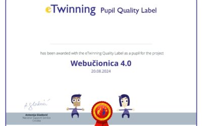 EUROPSKA OZNAKA KVALITETE ZA ETWINNING PROJEKT