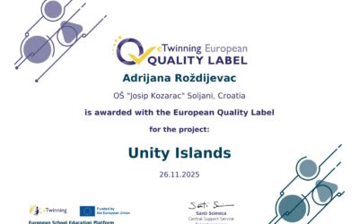 EUROPSKA OZNAKA KVALITETE ZA ETWINNING PROJEKT