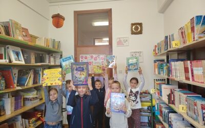 Prvi susret prvašića sa školskom knjižnicom